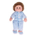 Bigjigs Toys látková panenka Arthur v modrém pyžamu 35 cm