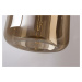 HUDSON VALLEY závěsné svítidlo DISTRICT kov/sklo černá/kouřová E27 1x40W F5582-CE
