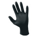 PuraComfort Black Nitrile Gloves Powderfree - černé bezpúdrové nitrilové rukavice, 100 ks, Large