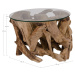 Konferenční stolek GROND teak/sklo