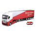 Bburago 1:43 Truck with trailer MB Actros Gigaspace Firestone