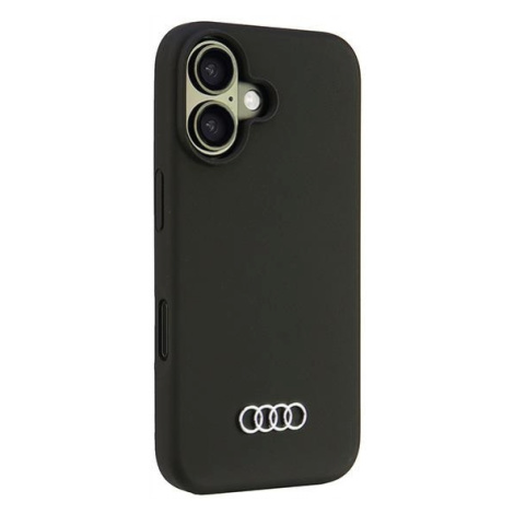 Pouzdro Audi pro iPhone 16 6.1 černé Silicone Case