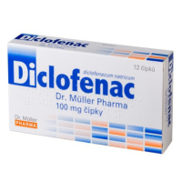 Dr. Müller Diclofenac 100 mg 12 čípků