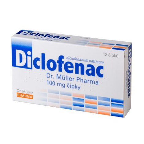 Dr. Müller Diclofenac 100 mg 12 čípků Dr.Müller