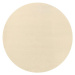 Koberec Fancy 103003 Beige kruh 133x133 cm