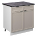 Vicco SPODNÍ SKŘÍŇKA KUCHYŇSKÉ LINKY Fame-Line GreyBeige 80 cm , PD Antracit