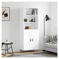 vidaXL Skříň highboard bílá 69,5 x 34 x 180 cm kompozitní dřevo