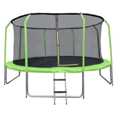 Trampolína COMFORT 427cm zelená s žebříkem BAUMAX