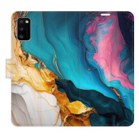 iSaprio Flip pouzdro Colourful Marble pro Samsung Galaxy A41