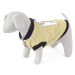 Vsepropejska Ara béžová prošitá bunda pro psa Barva: Béžová, Délka zad (cm): 44, Obvod hrudníku: