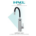 HAKL OB 500 vodovodní baterie s integrovaným ohřevem vody 3,3kW a flexibilním gumovým ramenem (O