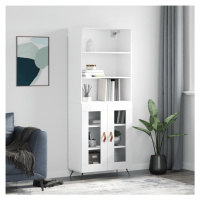 vidaXL Skříň highboard bílá 69,5 x 34 x 180 cm kompozitní dřevo