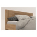 Masivní dřevěná postel s elegantním designem z přírodního buku Amy, provedení BO101, 160x200 cm