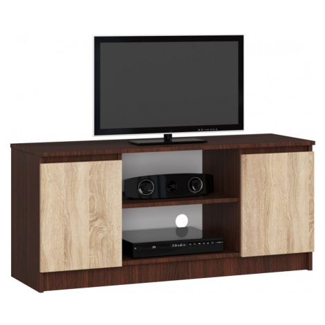 TV stolek RTV K120 wenge/dub sonoma Akord