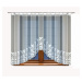 Dekorační žakárová záclona s řasící páskou LIZBETH 110 bílá 300x110 cm MyBestHome