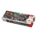Trefl Puzzle Svět Marvelu / 1000 dílků, Panoramatické - Wobbly Boobly