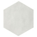 Obklad Cir Materia Prima cloud white 24x27,7 cm lesk 1069778