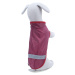 Vsepropejska Taya reflexní pláštěnka pro psa Barva: Vínová, Délka zad (cm): 35, Obvod hrudníku: 