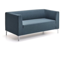 2-seater sofa CASUAL, fabric ETNA, petrol blue