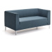 2-seater sofa CASUAL, fabric ETNA, petrol blue