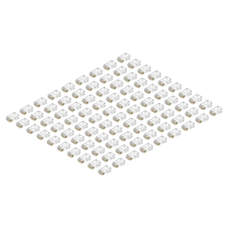 AlzaPower Patch CAT6 UTP RJ45 8p8c nestíněný skládaný na drát 100-pack