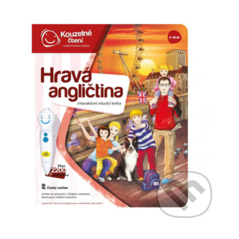 Kouzelné čtení: Kniha Hravá angličtina - kniha z kategorie Vzdělávací hry Albi