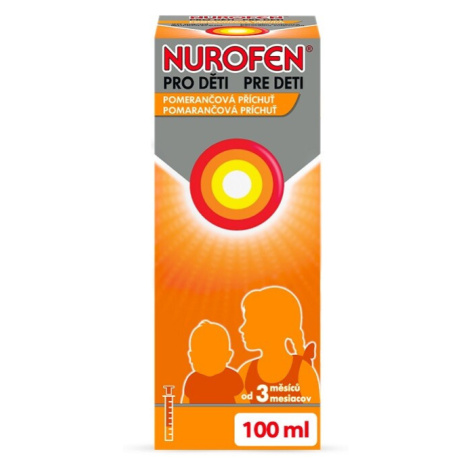 NUROFEN PRO DĚTI 20MG/ML POR SUS 100ML II