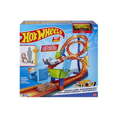 Mattel Hot Wheels VERTIKÁLNÍ OSMIČKOVÁ DRÁHA