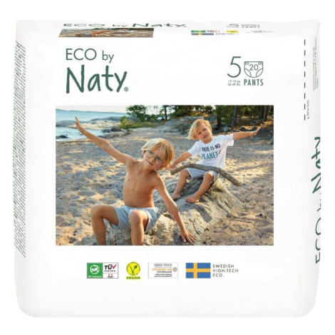 Eco by Naty Natahovací plenkové kalhotky Naty Nature Babycare Junior 12-18 kg, 20 ks