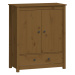 vidaXL Skříň highboard medově hnědá 83x41,5x100 cm masivní borovice