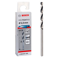 BOSCH HSS PointTeQ spirálový vrták 2.5mm (10 ks)