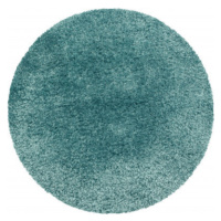 Ayyildiz koberce Kusový koberec Brilliant Shaggy 4200 Aqua kruh Rozměry koberců: 160x160 (průměr