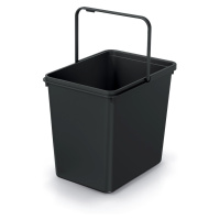 PRO Odpadkový koš SYSTEMA BASIC recyklovaný černý, objem 23l