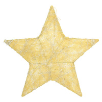 Dekoria Vánoční ozdoba Golden Star II 40 cm, 40x40x0,5 cm