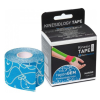 GM rayon kinesiology tape hedvábný 5 cm x 5 m marina