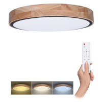 Solight LED osvětlení s dálkovým ovladačem Iron Oak, 48W, 3360lm, 40cm, změna chromatičnosti, st