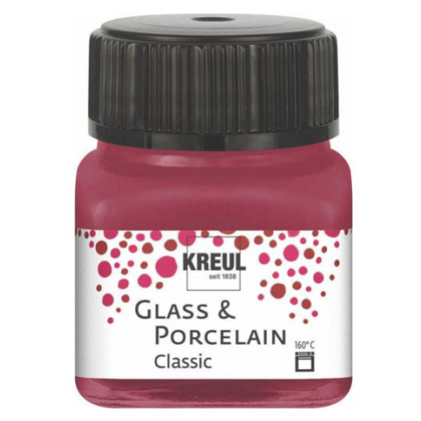 Kreul Barva na sklo a porcelán  classic 20 ml GRANÁTOVÁ