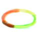 LaRoo LED obojek gradient oranžovo-zelený USB 65 cm