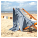 Plážová osuška WALRA modrá 200 x 200 cm