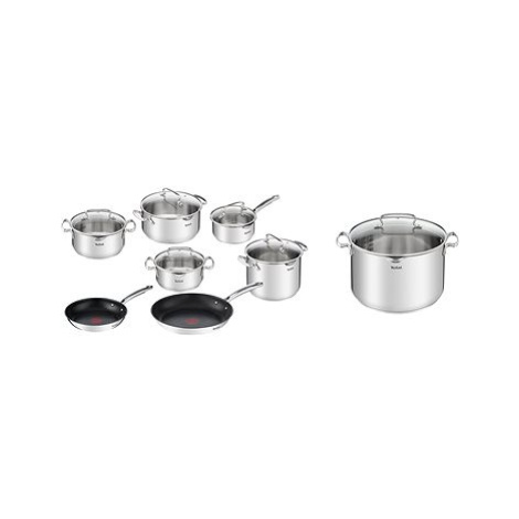 Tefal Sada nádobí 12 ks Duetto+ G732SC55 + Tefal Hrnec s poklicí 28cm Duetto+ G7196455