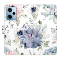 iSaprio flip pouzdro Succulents pro Xiaomi Redmi Note 12 Pro 5G / Poco X5 Pro 5G