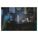 Philips Amber přenosná stolní LED lampa 1x5W 120lm 4000K IP20 USB, krokové stmívání, bílá