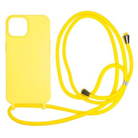Mobile Origin Lanyard Case Yellow iPhone 15