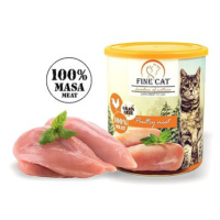 Fine Cat FoN konzerva pro kočky drůbeží 100 % masa 2 × 800 g