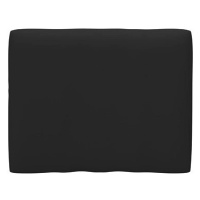 SHUMEE Poduška na pohovku z palet 12 × 40 × 50 cm, černá