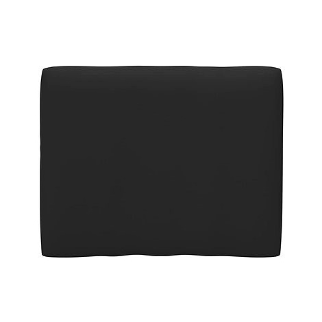 SHUMEE Poduška na pohovku z palet 12 × 40 × 50 cm, černá