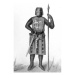 Ilustrace Old illustration of Knight of the 13th century, mikroman6, 26.7 × 40 cm