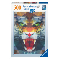RAVENSBURGER Polygonový tygr 500 dílků