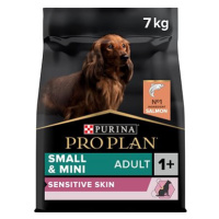 Pro Plan Small Mini Sensitive Skin granule s lososem pro psy s citlivou pokožkou 7 kg