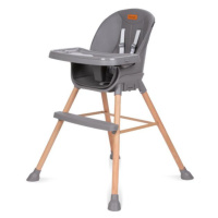 Jídelní židlička na krmení EATAN WOOD Grey